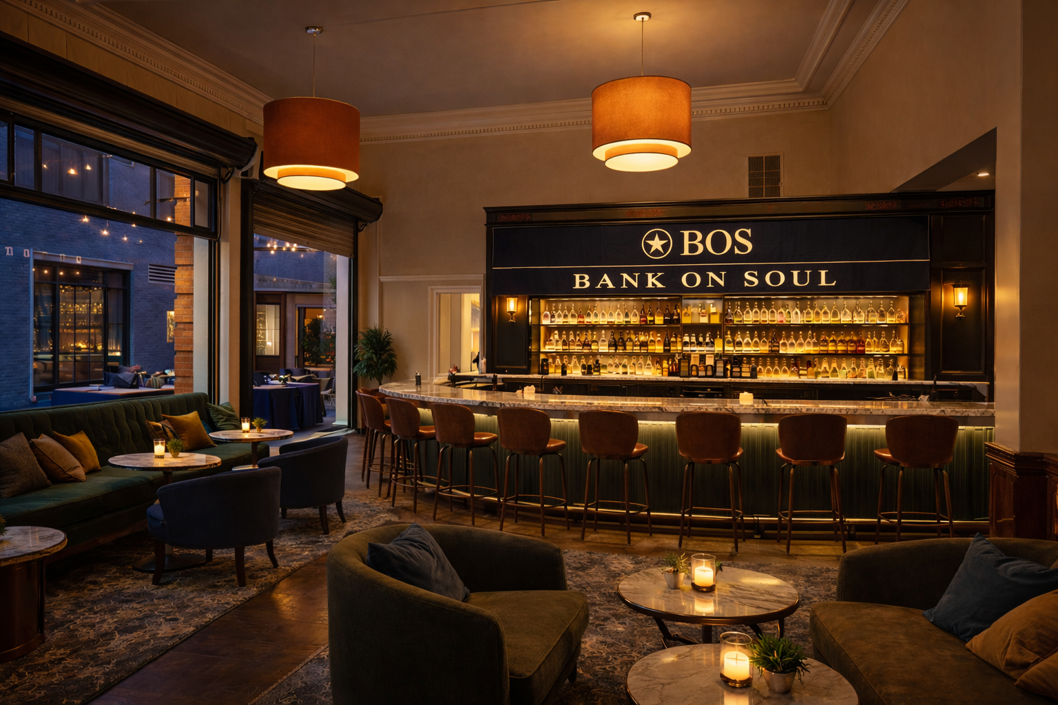 Bank on Soul bar interior