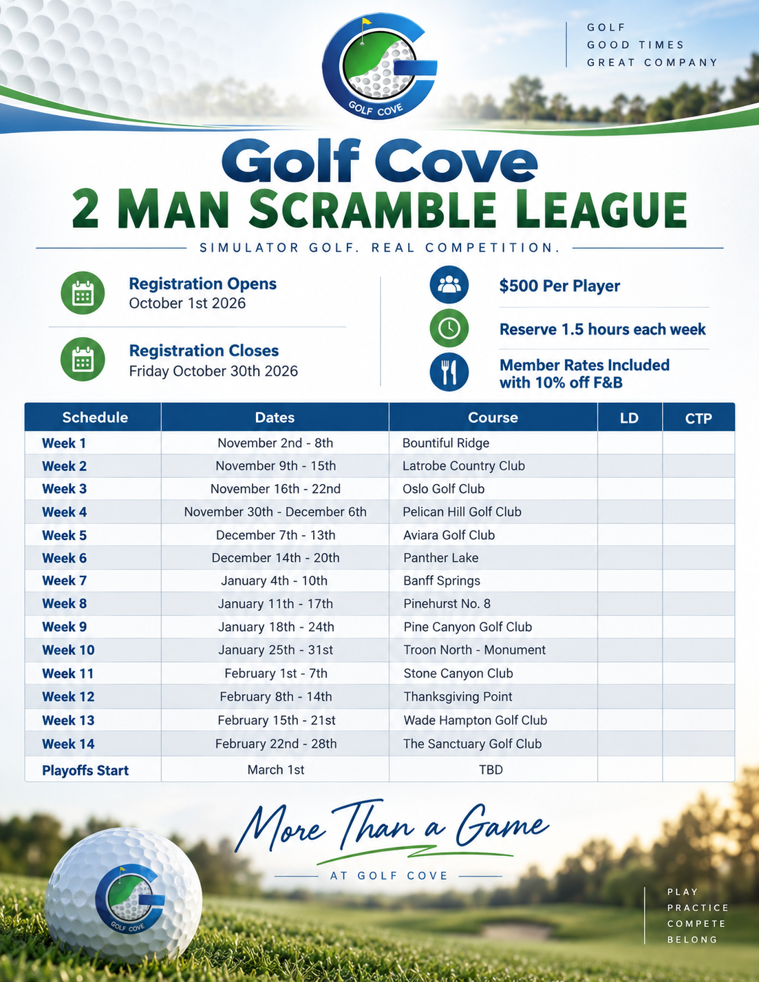 Golf Cove League